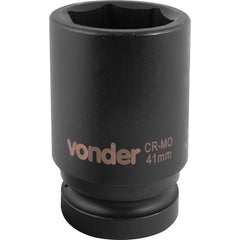 Soquete Sextavado Impacto Longo Enc 1" 41mm Aço Cromo Vonder