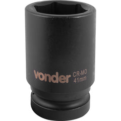 Soquete Sextavado Impacto Longo Enc 1" 41mm Aço Cromo Vonder