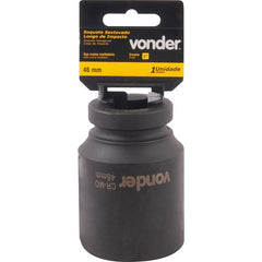 Soquete Sextavado Impacto Longo Enc 1" 46mm Aço Cromo Vonder