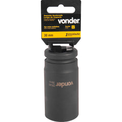 Soquete Sextavado Impacto Longo 3/4" 30mm Aço Cromo Vonder