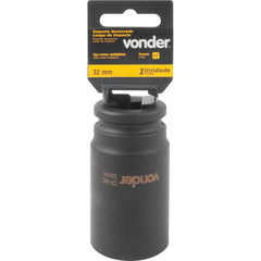 Soquete Sextavado Impacto Longo 3/4" 32mm Aço Cromo Vonder