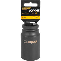 Soquete Sextavado Impacto Longo 3/4" 36mm Aço Cromo Vonder