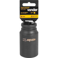 Soquete Sextavado Impacto Longo 3/4" 36mm Aço Cromo Vonder