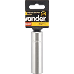 Soquete estriado enc 1/2" 10mm longo vanád. Vonder