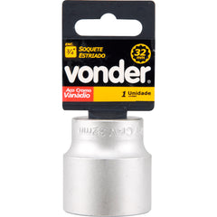 Soquete estriado enc 3/4" 27mm curto vanád. Vonder