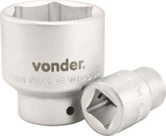 Soquete sextavado enc 3/4" 32mm curto vanád. Vonder