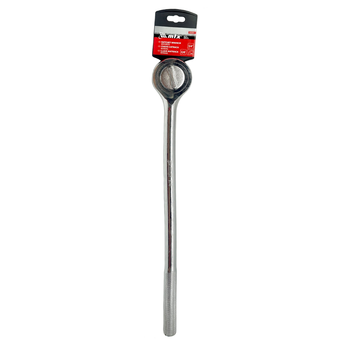 Chave Catraca Reversível 3/4'' 72 Dentes Aço Cromo Vanádio MTX 1353655