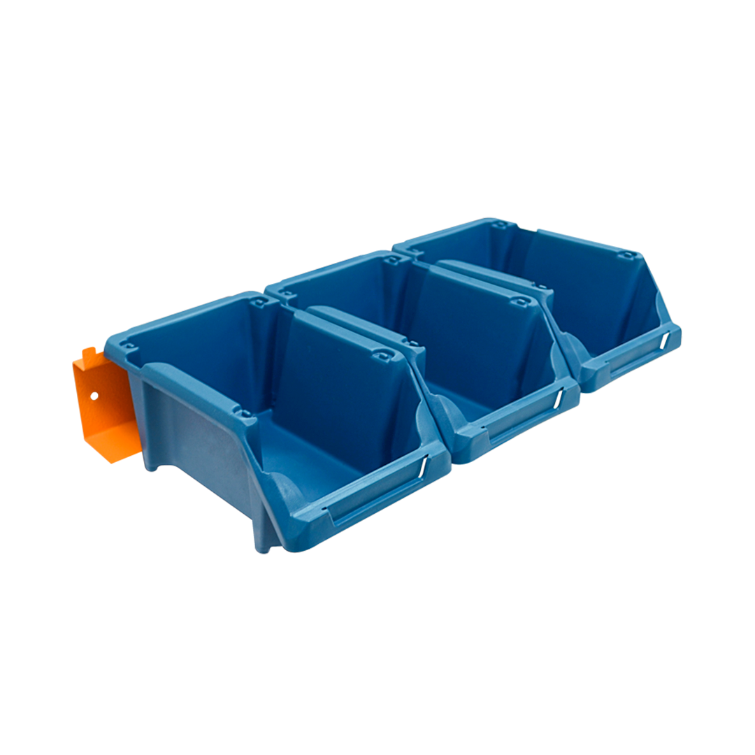 Suporte com 3 Gavetas N3 Azul Parede E Painel Presto