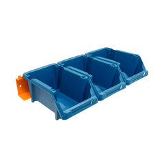 Suporte com 3 Gavetas N3 Azul Parede E Painel Presto