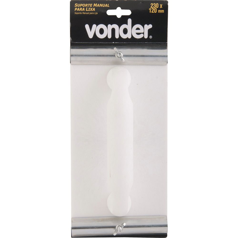 Suporte manual p/ lixa 230mmx120mm fibra sintética Vonder