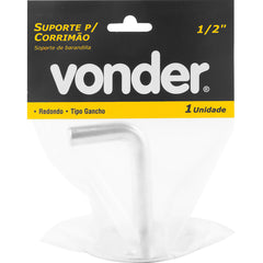 Suporte para Corrimao Red. Gancho 1/2 Zc Vonder