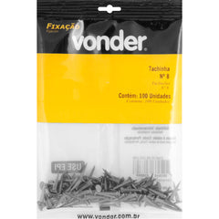 Tachinha Nº 8 com 100 peças Vonder