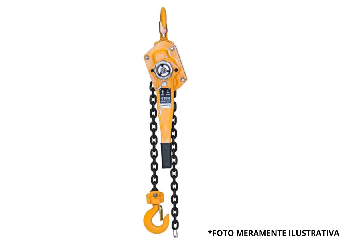 OUTLET Talha De Alavanca Mta 6,0T 1,5M V2 Menegotti Usada
