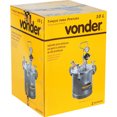 Tanque 10L para Pintura Vonder S/ Pist S/ Mang E