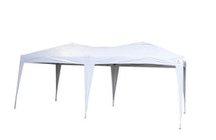 Tenda Gazebo Dobrável Alum. 6,00 X 3,00 m Branca - Bel Lazer