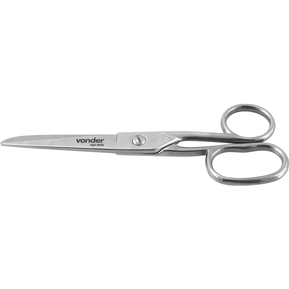 Tesoura para alfaiate 15 cm metálica Vonder