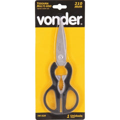 Tesoura multiuso 21cm aço inox cabo plástico tm020 - Vonder