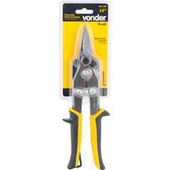 Tesoura Para Chapas Aviação 10  Reta Cromo Vanádio Uso Indus