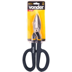 Tesoura Chapas Universal 10 Reta Cabo Plástico Tc100 Vonder