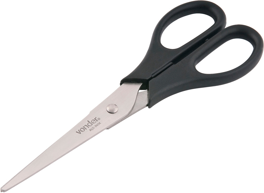 Tesoura uso geral 17cm aço inox tr017 Vonder
