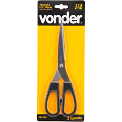 Tesoura uso geral 21,5cm aço inox tr215 Vonder