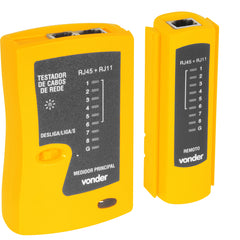 Testador Cabo de Rede Rj11/Rj12/Rj45 Vonder
