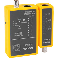 Testador Cabo de Rede Rj45 e cabo Coaxial  - Vonder