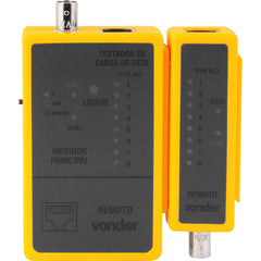 Testador Cabo de Rede Rj45 e cabo Coaxial  - Vonder