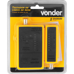 Testador Cabo de Rede Rj45 e cabo Coaxial  - Vonder