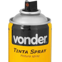 Tinta Spray Acrílica Cromado Metálico 350ML/250G Vonder