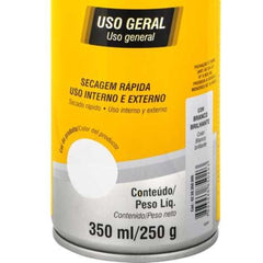 Tinta Spray Branco Brilhante 350ml/250g Vonder