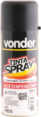 Tinta spray alta temperatura preto 200ml/110g - Vonder