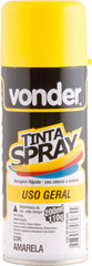 Tinta spray amarelo 200ml/110g - Vonder