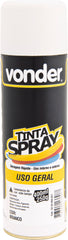 Tinta spray branco brilhante 400ml/250g - Vonder