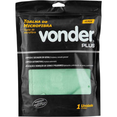 Toalha 40X60Cm 400Gsm Microfibra Verde Vonder Plus