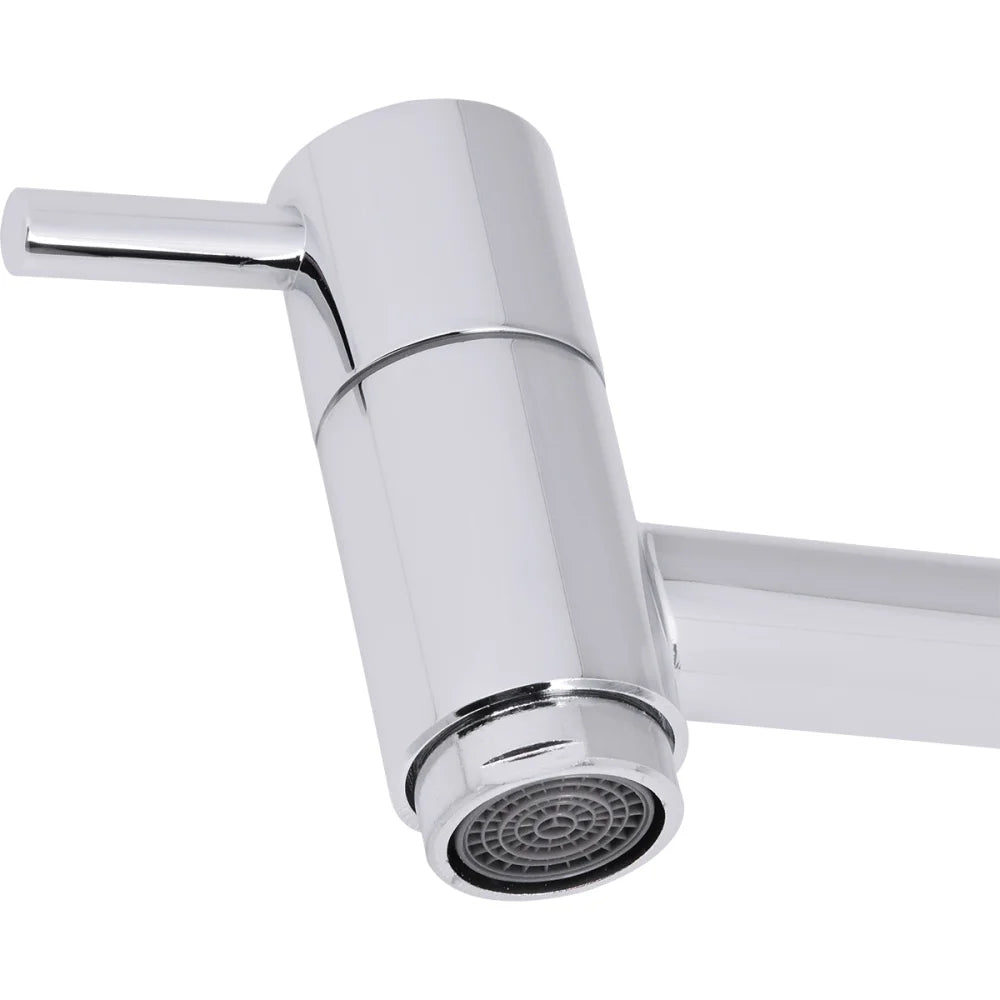 Torneira Para Cozinha Bica Alta Mesa Aço Inox Abertura Rápida 1/2'' BSP Liege Classic C60