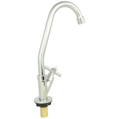 Torneira Para Cozinha Bica Móvel Mesa Latão Cromado 1/2'' Abertura Rápida C66 Liege