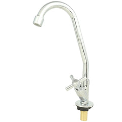 Torneira Para Cozinha Bica Móvel Mesa Latão Cromado 1/2'' Abertura Rápida C66 Liege