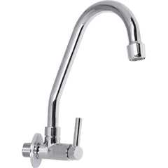 Torneira Para Cozinha Bica Móvel Parede Latão Cromado 1/2'' Abertura Rápida C60 Liege