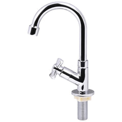 Torneira Para Lavatório Bica Móvel Mesa Latão Cromado 1/2'' Abertura Rápida C66 Liege