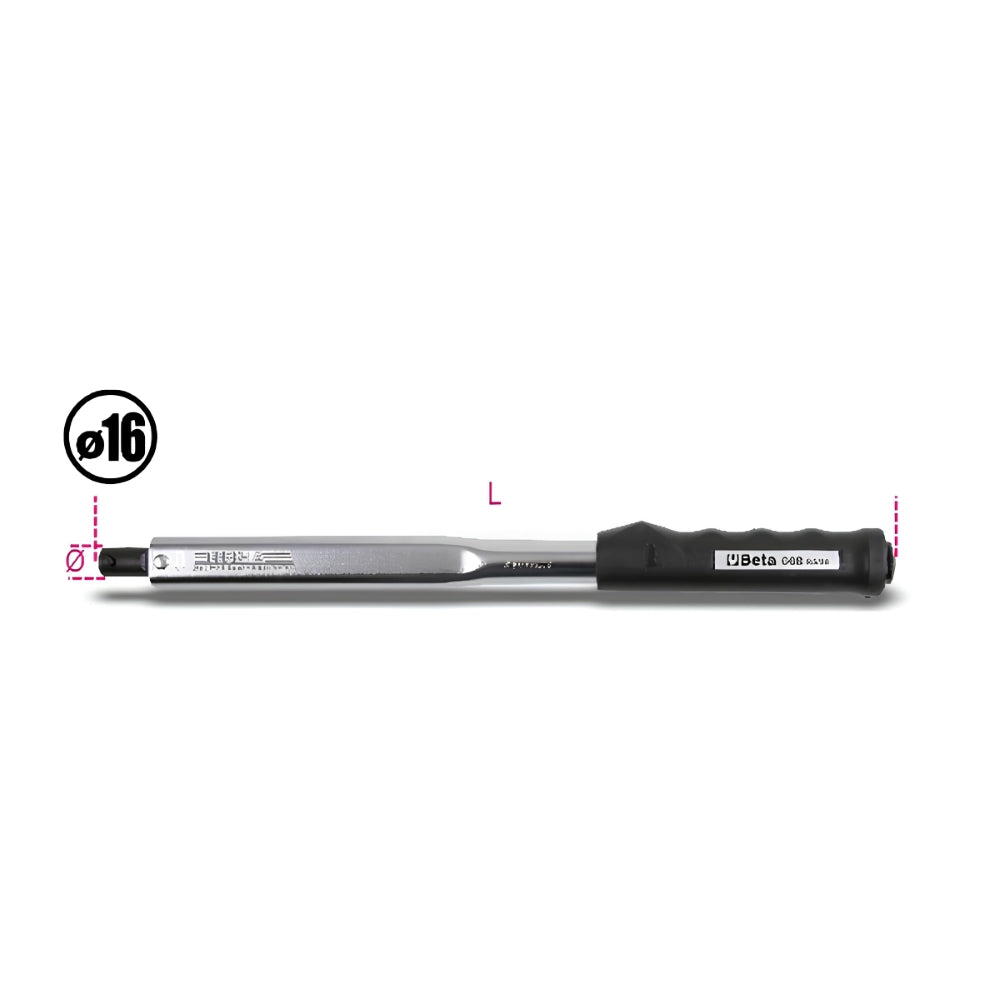 Torquímetro Pré-Fixado com Cabeça Intercambiável Torque 60 a 300 Nm 668RG/30 Beta