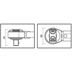 Torquímetro de Estalo 3/8'' Torque 20 a 100 Nm Tela LCD Catraca Reversível 665/10 Beta