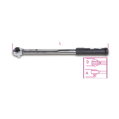 Torquímetro de Estalo 3/8'' Torque 12 a 60 Nm com Catraca Reversível 668RGC/6 Beta