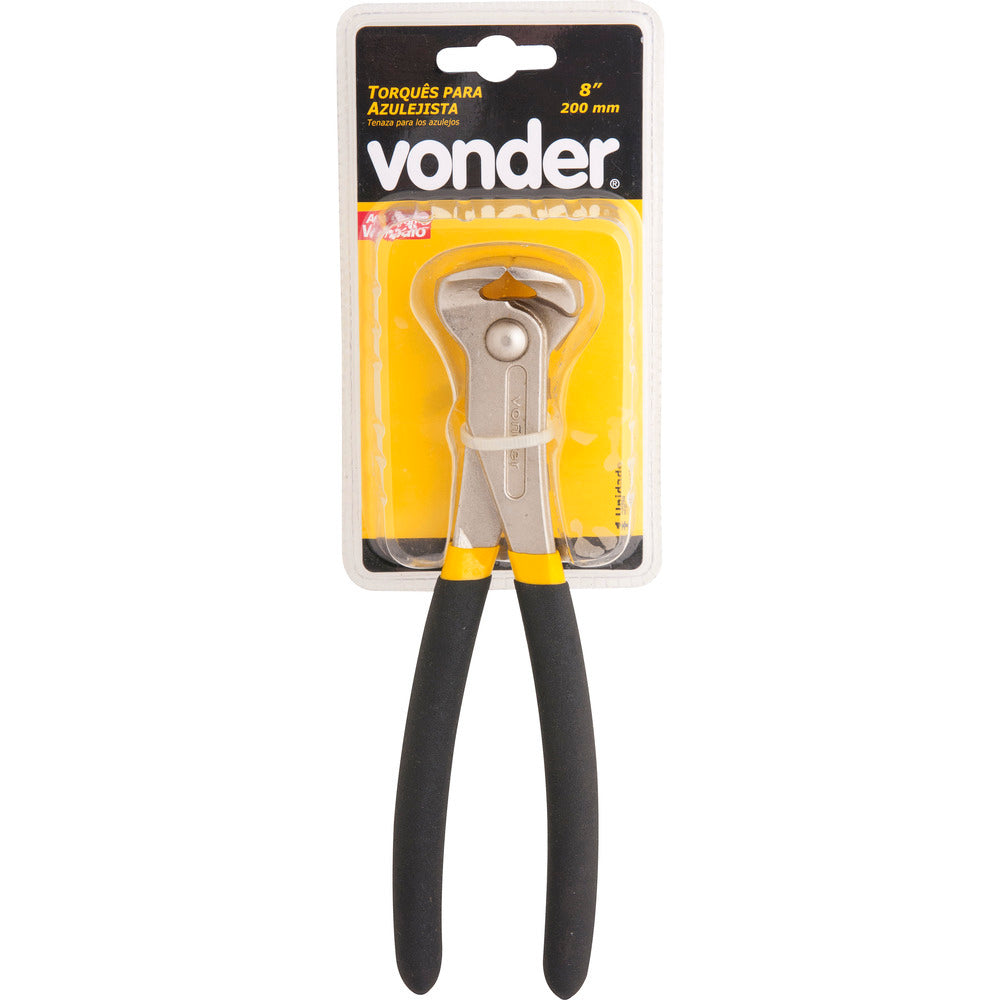 Torques azulejista 6" cabo plastificado - Vonder