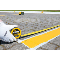 Trena aço 10mx25mm curta emborrachada - Vonder Plus