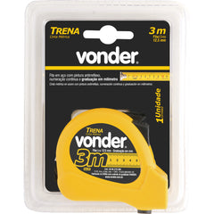 Trena aço 3mx12,5mm curta mm/mm Vonder