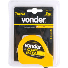 Trena aço 3mx12,5mm curta Vonder