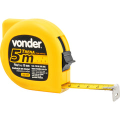 Trena aço 5mx19mm curta econômica Vonder