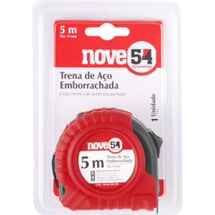 Trena aço 5mx19mm curta emborrachada - Nove54