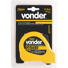 Trena aço 7,5mx25mm curta mm/mm Vonder
